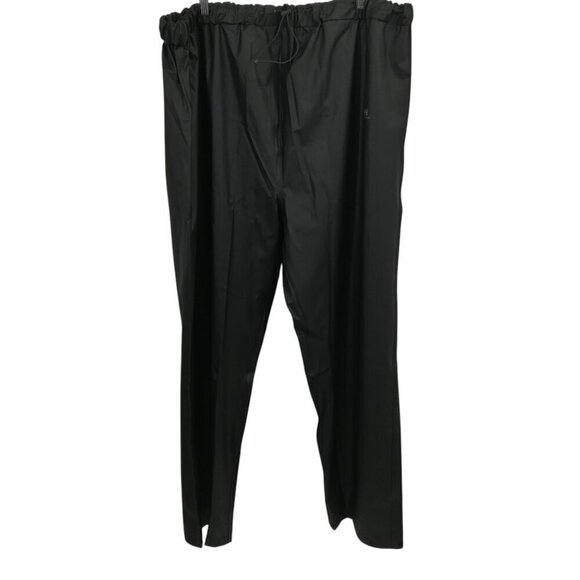 Helly Hansen Voss Rain Pants Size 5XL Black Pull OnWaterproof Drawstring New